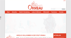 Desktop Screenshot of ornbau.de