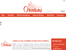 Tablet Screenshot of ornbau.de